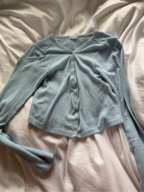 Garage Blue button up shirt Size:s